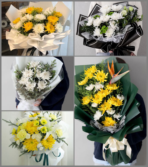 河南周口鹿邑县赵村乡白事花束代送